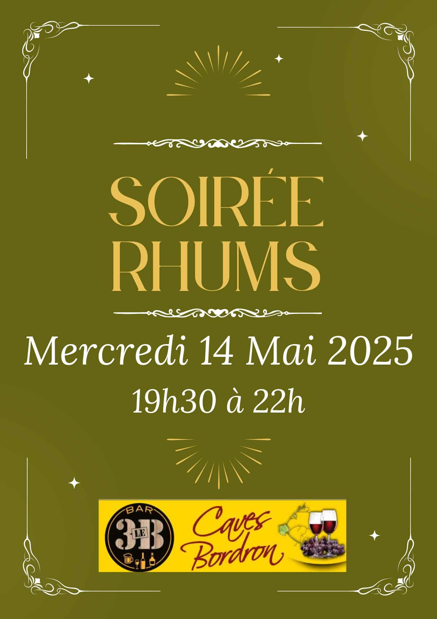 Soirée Dégustation Rhums